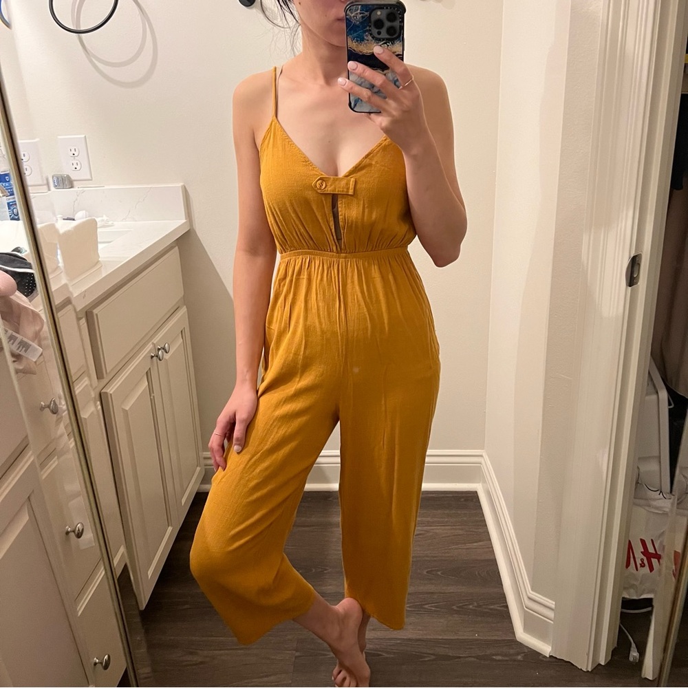 Mustard Orange Jumpsuit